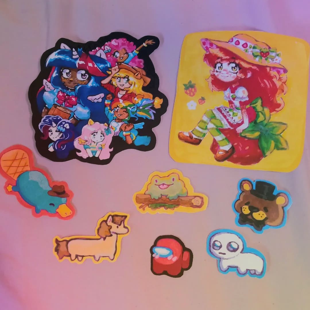 stickers by strawberrypieart